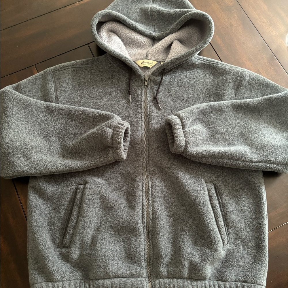 Eddie Bauer full-zip fleece with hood
